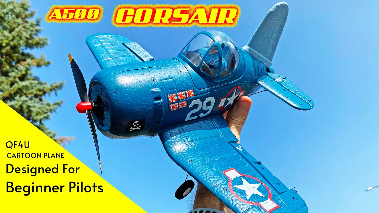 I bought a radio-controlled airplane, the XK A500 Q-F4U Corsair
