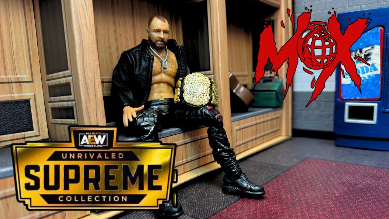 AEW Supreme Jon Moxley Walmart Exclusive Figure Review - YouTube