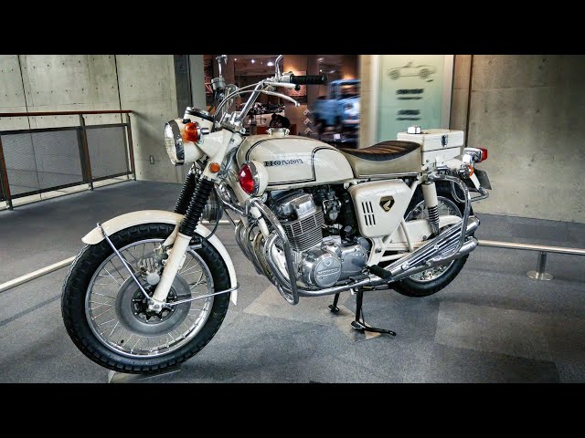 白バイ 1970 ホンダ ドリーム CB750P - YouTube