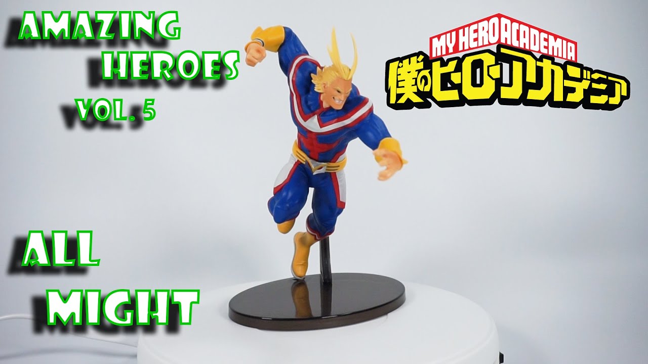 Amazing Heroes Vol 5 All Might | My Hero Academia - YouTube