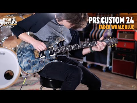 No TalkingJust Tones | PRS Custom 24 | Faded Whale Blue 10 Top