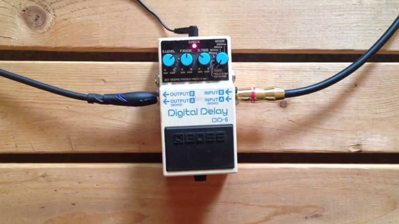 Boss DD-6 Digital Delay Demo - YouTube