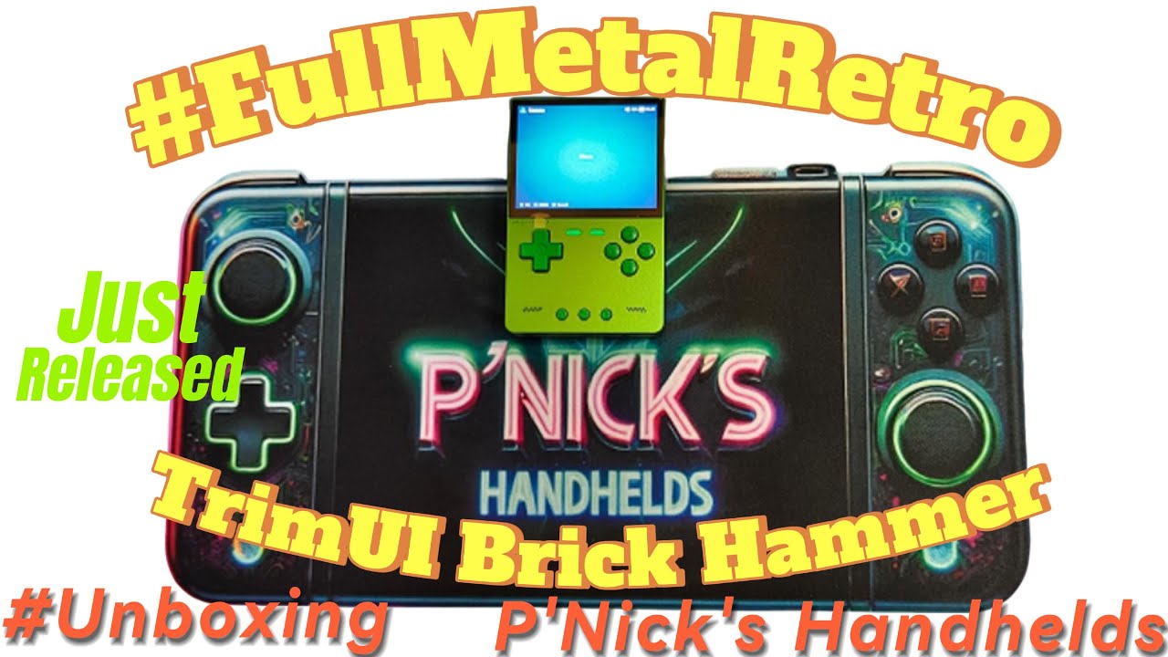 TrimUI Brick Hammer FINALLY HERE! Unboxing the Metal Handheld