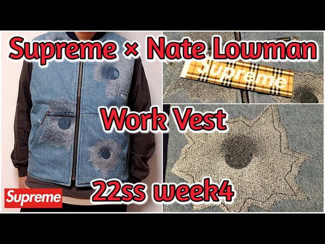 Supreme Nate Lowman Work Vest 22ss week4 シュプリーム ワーク