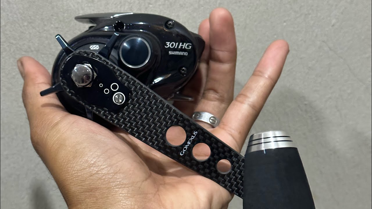 Shimano Grappler 301hg convert power handle carbon fiber gomexus