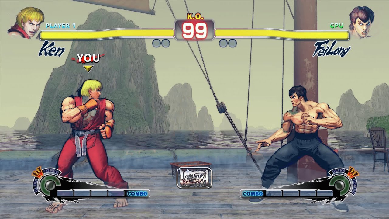 Ken vs Fei long (Hardest) Street Fighter 4.| Epic Battle - YouTube