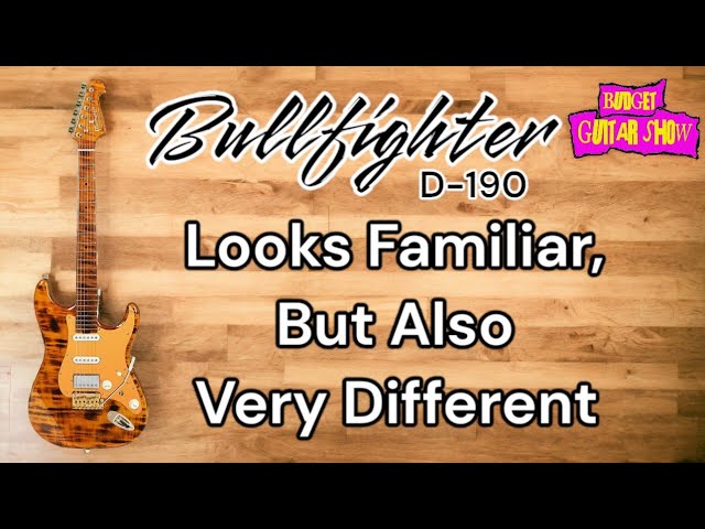 BULLFIGTER D190: looks familliar, but very different - YouTube