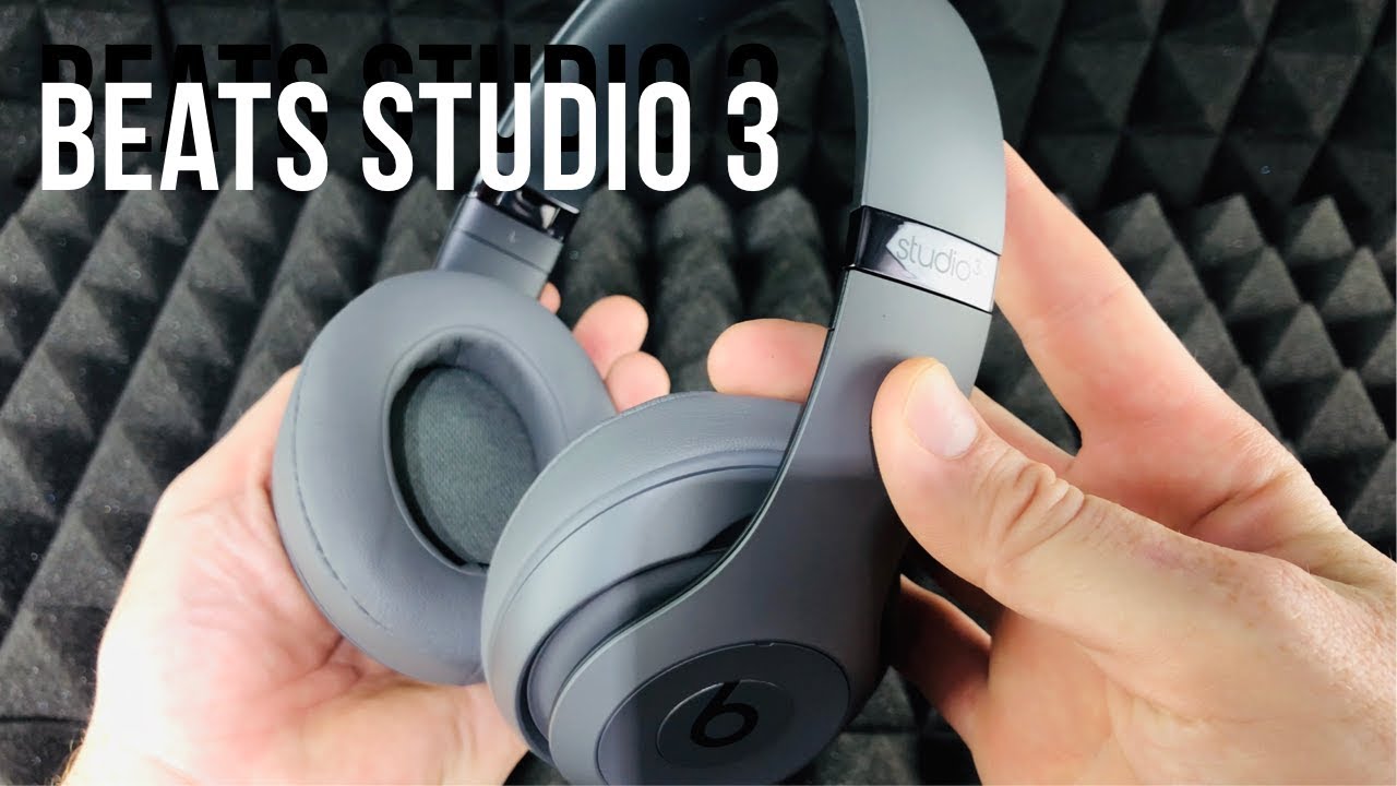 Beats Studio3 Wireless Over-Ear Headphones - Grey Unboxing - YouTube