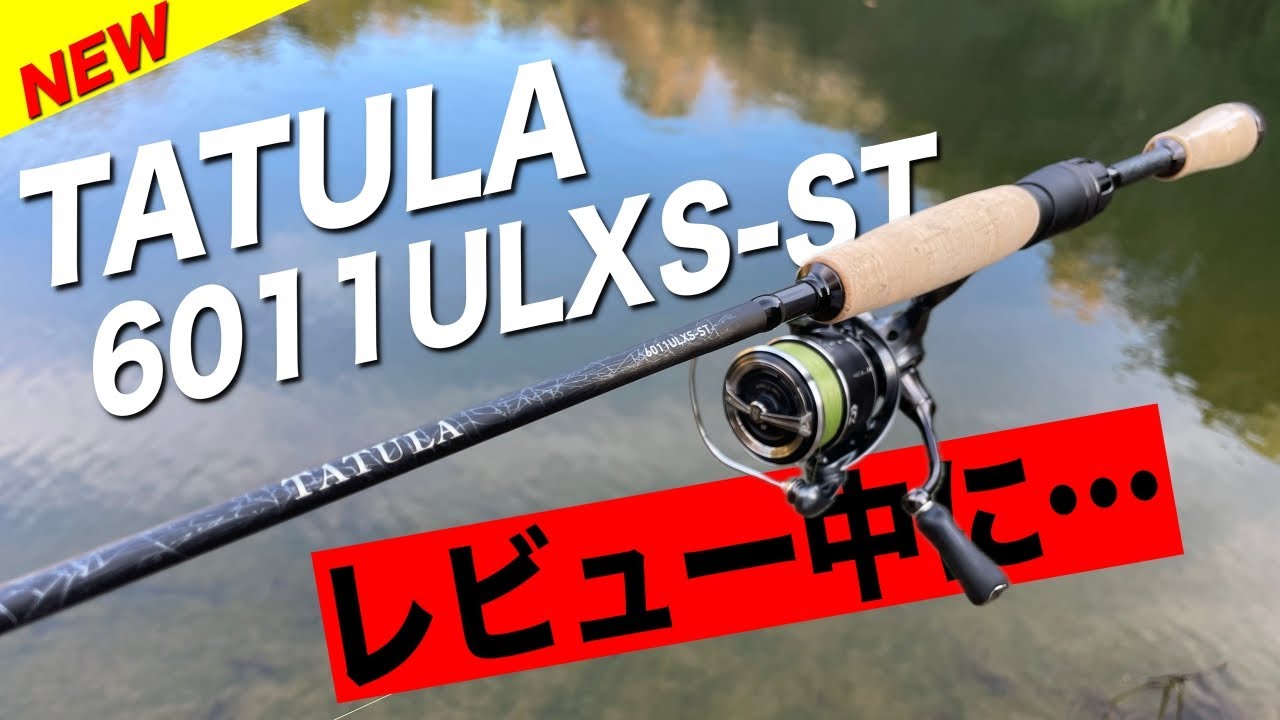 Incident] I was reviewing Daiwa's Tatula spinning rod - YouTube