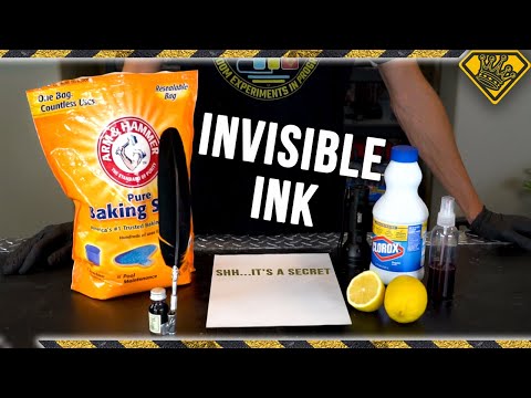 DIY Invisible Ink! TKOR Exposes How To Make A Secret Invisible Ink
