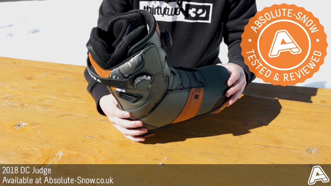 2017 / 2018 | DC Judge Snowboard Boots | Video Review - YouTube
