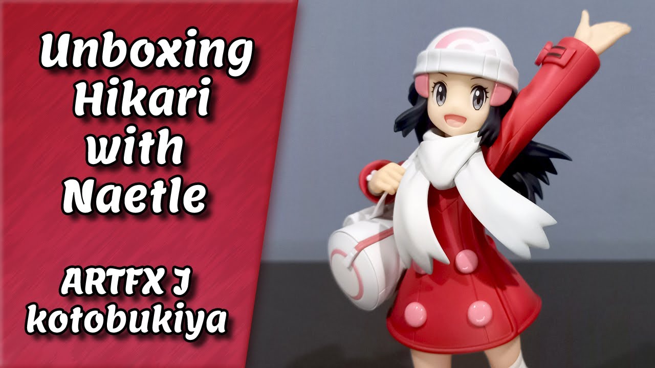 Pokemon - Hikari (Dawn) with Naetle (Turtwig) ARTFX J kotobukiya