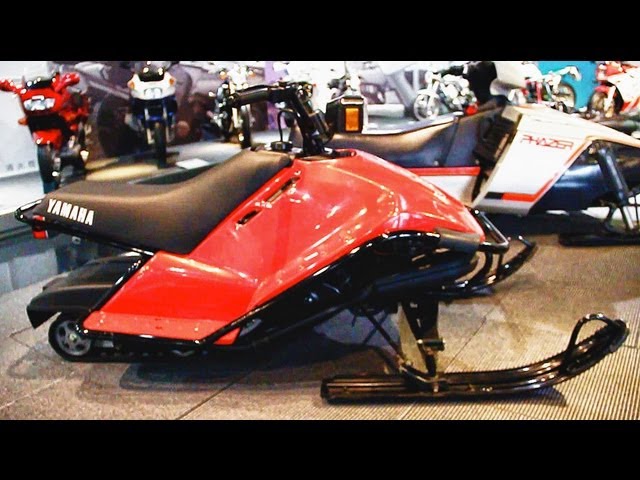 YAMAHA MINI SIZE SNOMOBILE SNOSCOOT SV80 1988 - YouTube