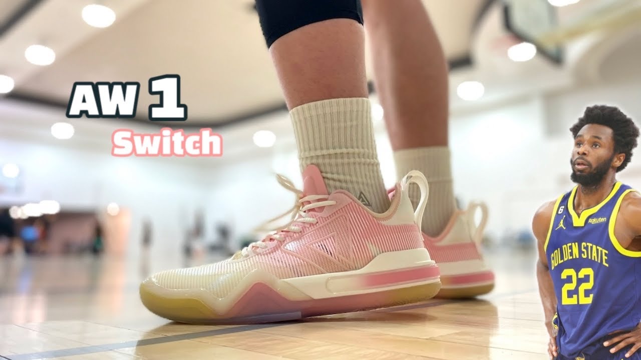 Andrew Wiggins' First Signature Shoes! PEAK AW 1 Switch - YouTube