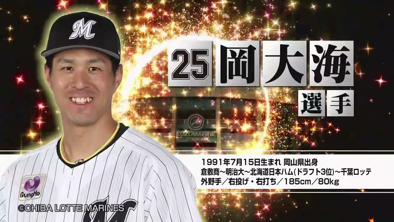 岡大海選手実使用バット 千葉ロッテマリーンズ 千葉ロッテマリーンズ