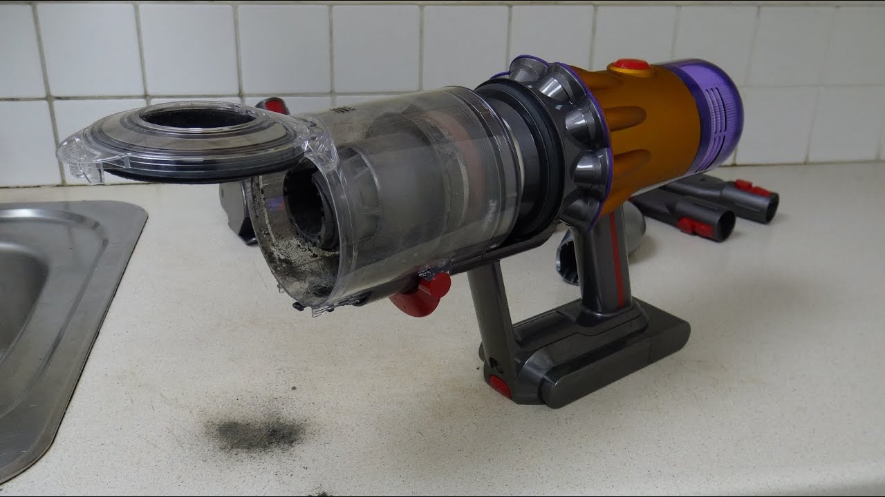 How To Clean And Maintain The Dyson V12 Cordless Vacuum - YouTube