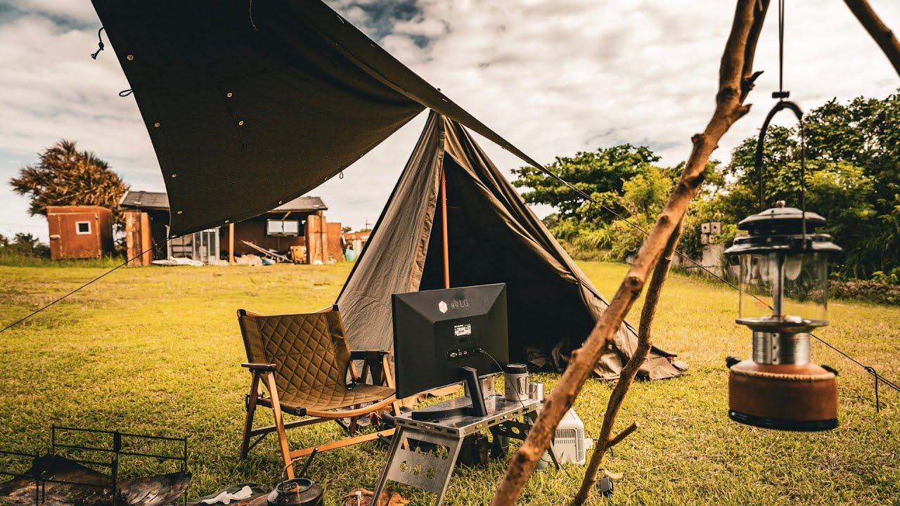 リゾートホテルでブッシュクラフト【昼の部】ソロキャンプ NOKI