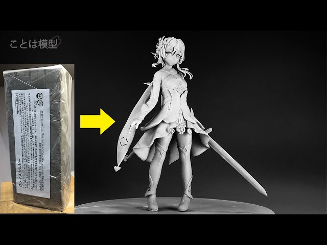 原神】旅人（蛍）のフィギュアを作ってみた【clay figure/粘土