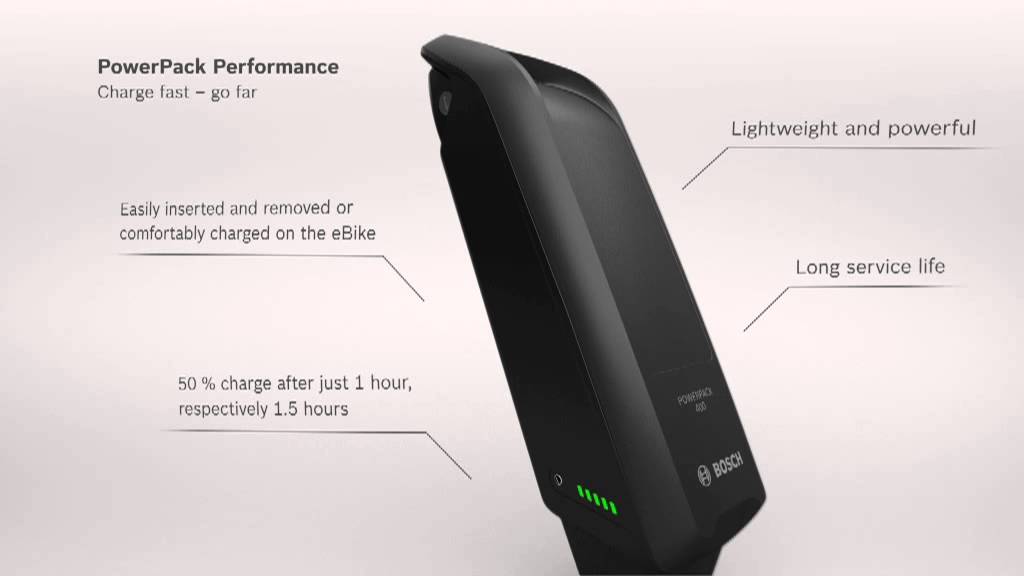 Bosch PowerPack eBike Battery Pack 500WH Downtube Frame