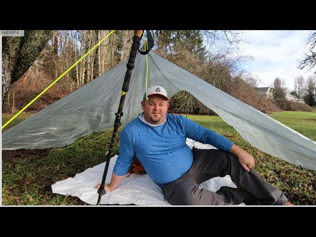 Zpacks Tarp First Setup and Preview - YouTube