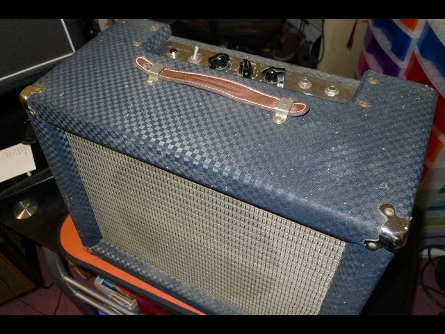 Ampeg Jet J-12T Combo Amp from 1965. Service, Analysis, Sounds