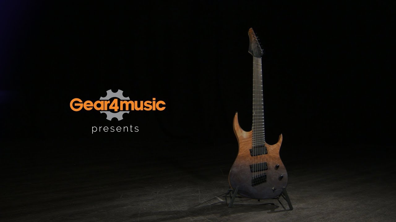 SubZero Generation Pro Fanned Fret 7-String Guitar, Ocean Fade