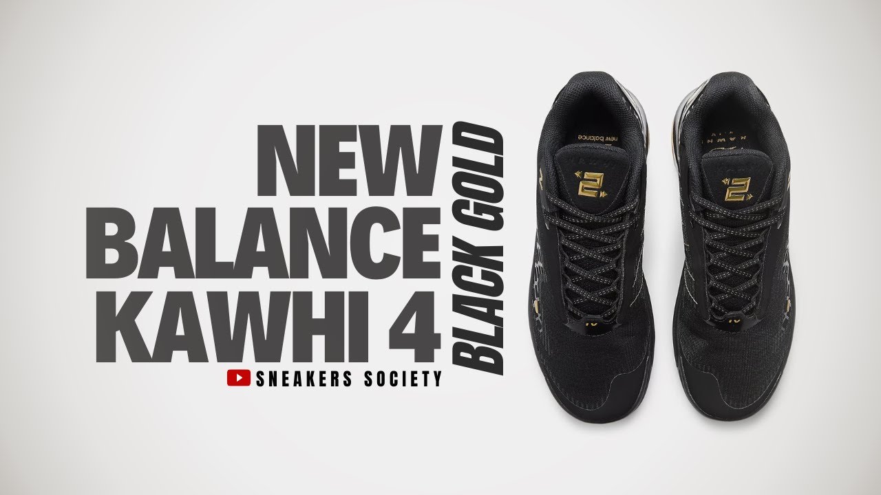 BLACK GOLD 2024 New Balance KAWHI IV | DETAILED LOOK + PRICE - YouTube