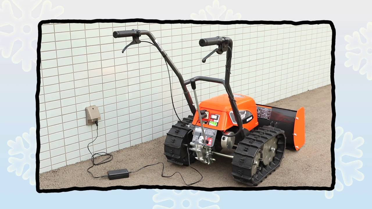 KOSHIN 除雪機 キャタピラ式 セル付き KOSHIN 除雪機 キャタピラ式