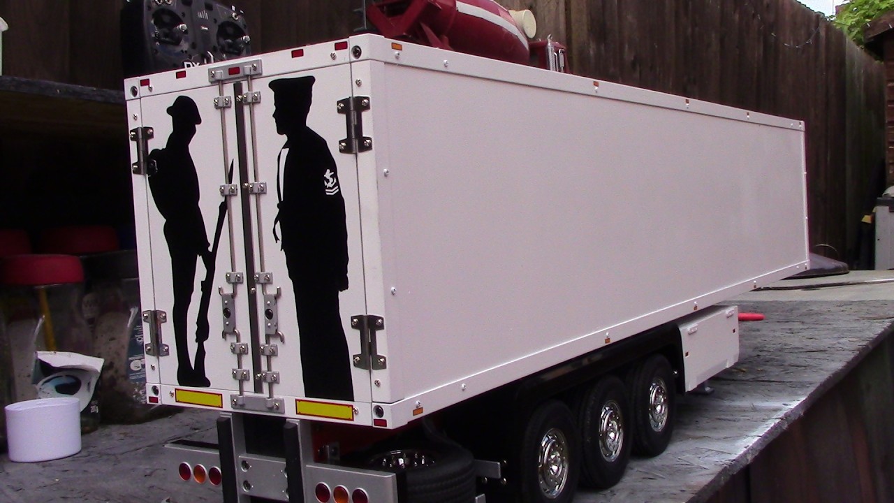 Tamiya Reefer Trailer run - YouTube