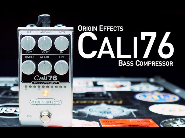 Origin Effects Cali76 Bass Compressor Demo - YouTube