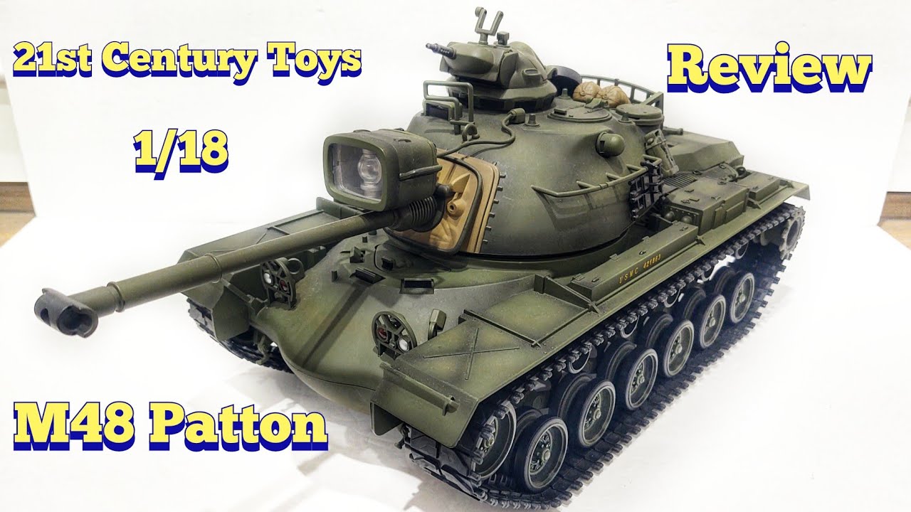 1:18 Scale M48A3 Patton Tank Review (21st Century Toys) - YouTube