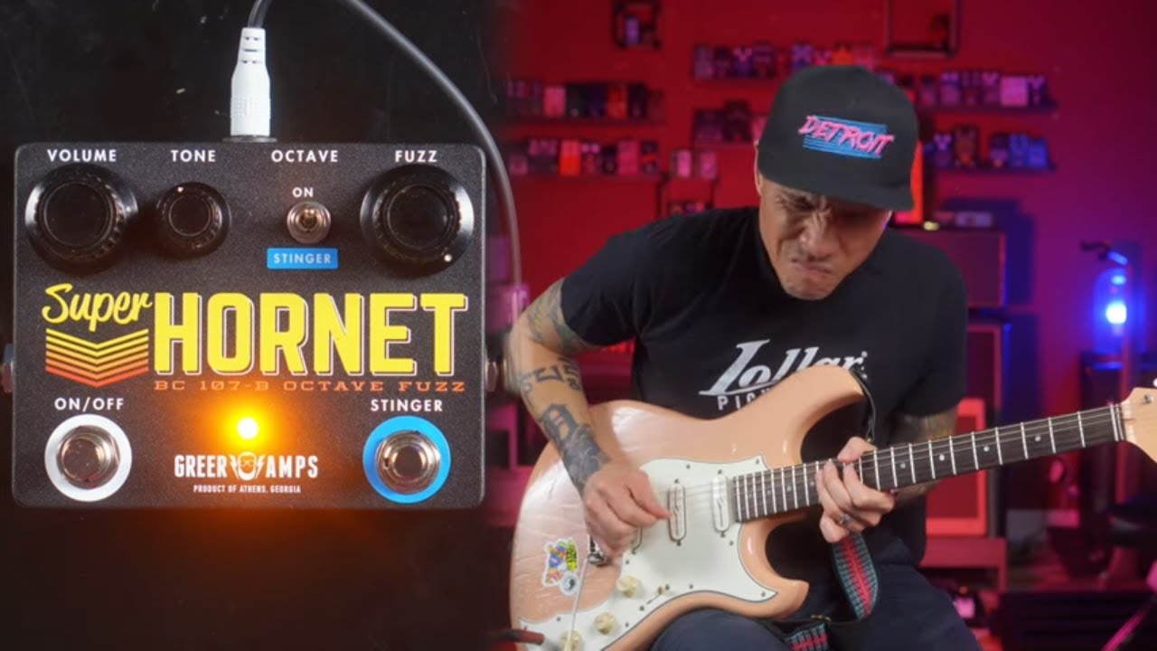 Greer Amps Super Hornet Octave Fuzz Pedal - YouTube