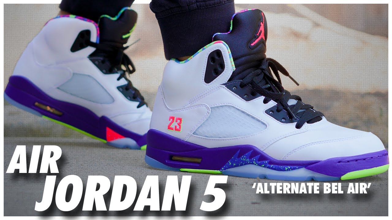 Air Jordan 5 Alternate Bel Air - YouTube
