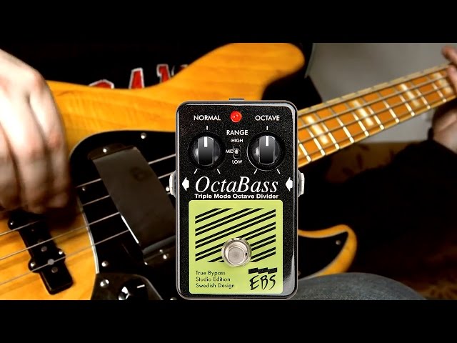 EBS OctaBass Studio Edition - great bass octave pedal - review and