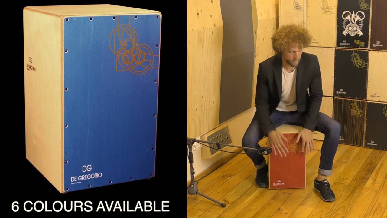 DE GREGORIO CHANELA カホン (ケース付き) ブルー