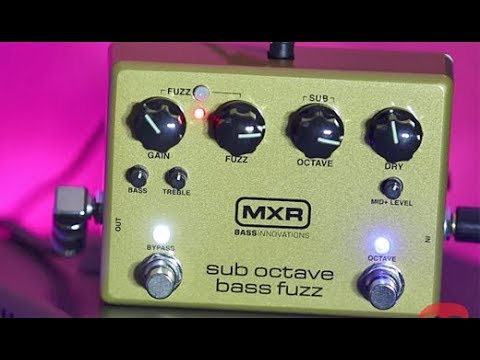 Review Demo - MXR M287 Sub Octave Bass Fuzz - YouTube