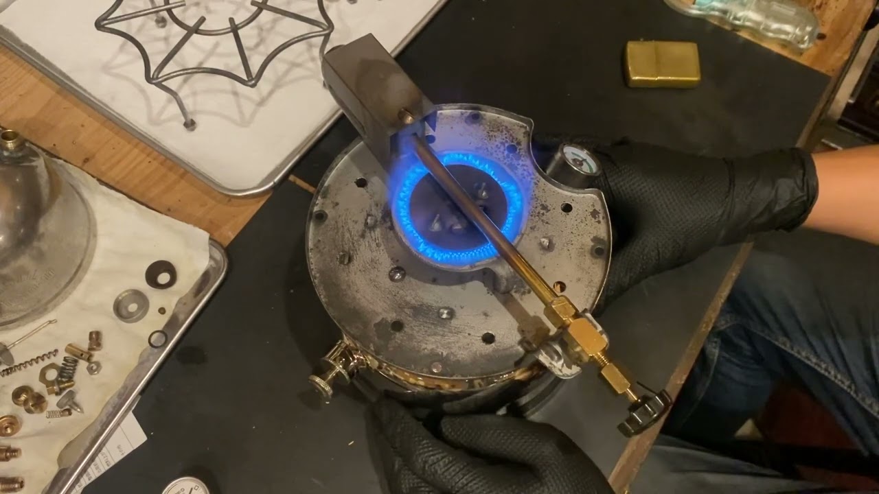 B.1947 Coleman 500 SPEAD MASTER 点火動画 vintage stove Ignition