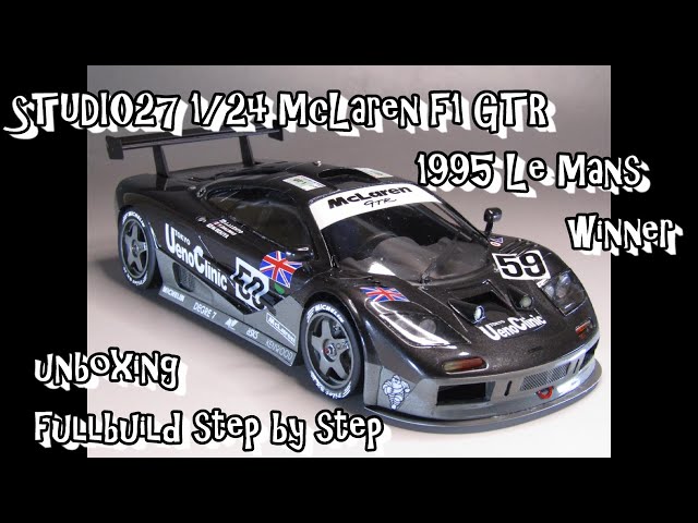 Scale Car Model STUDIO27 1/24 McLaren F1 GTR 1995 Le Mans Winner