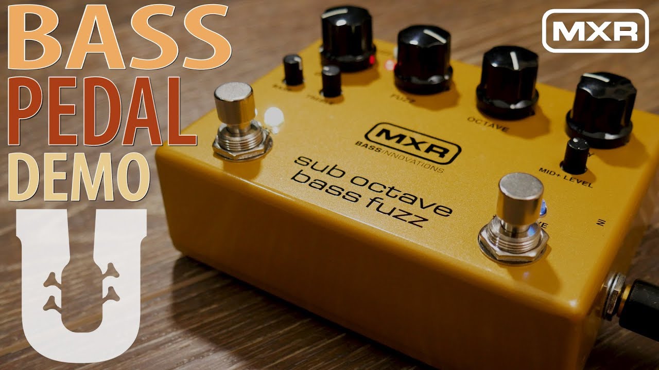 MXR Sub Octave Bass Fuzz Pedal Demo - YouTube