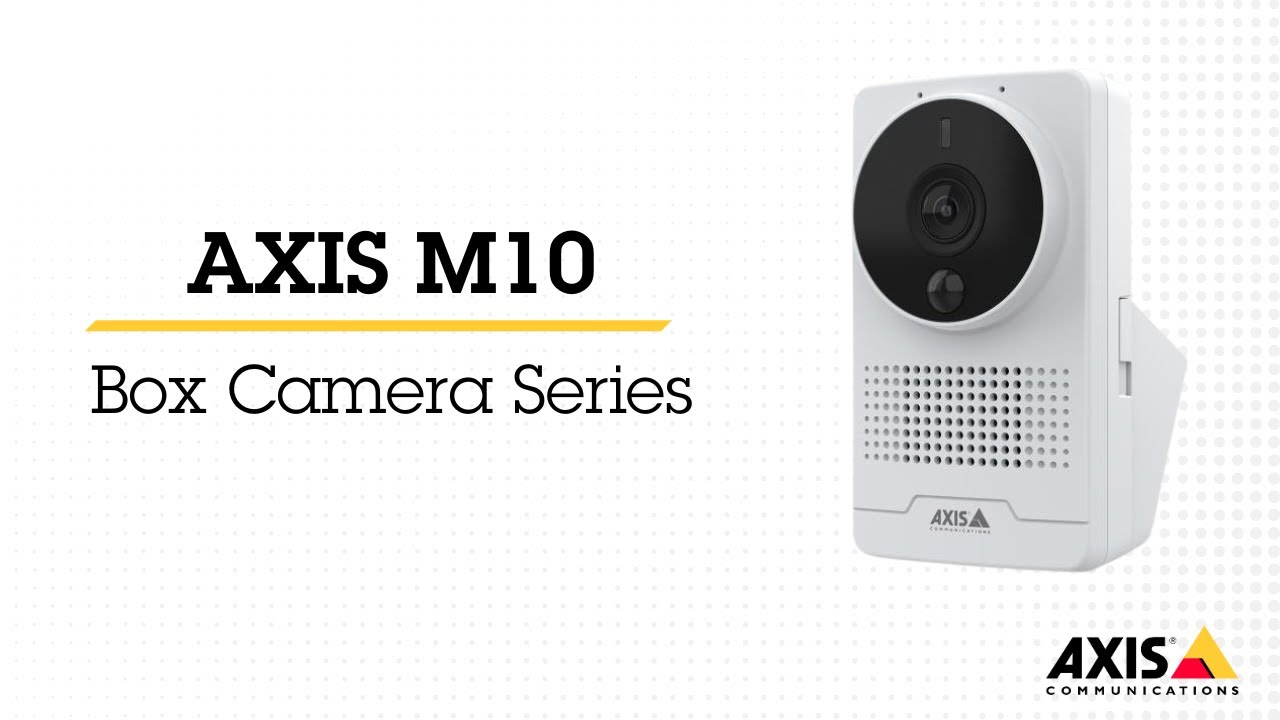Small, simple and smart with deep learning - AXIS M10 Series - YouTube