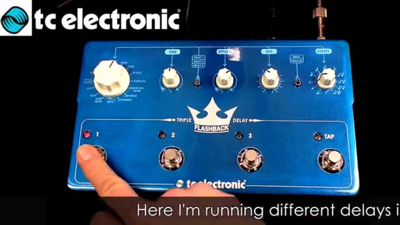 TC Electronic Flashback Triple Delay - YouTube