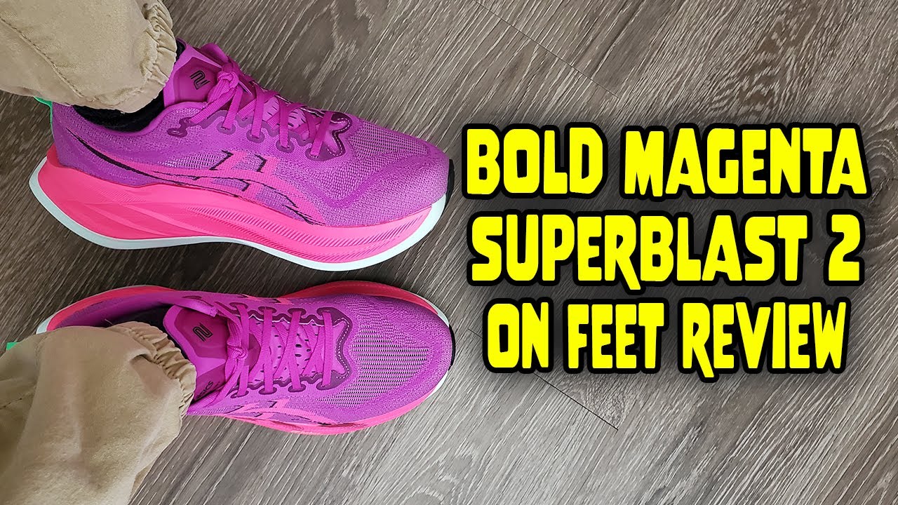 Asics Superblast 2 Bold Magenta Pink Glo On Feet Review (1013A142