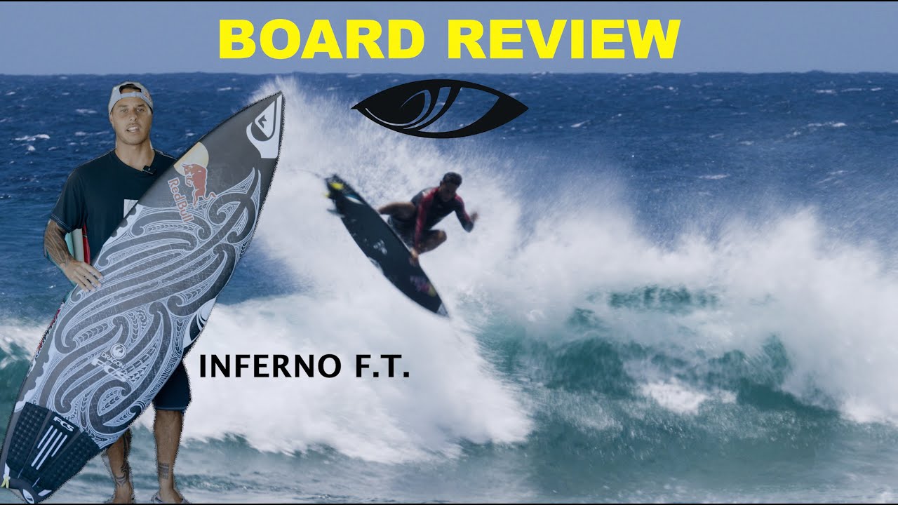 SHARPEYE INFERNO FT SURFBOARD REVIEW | KEHU KUTZ - YouTube