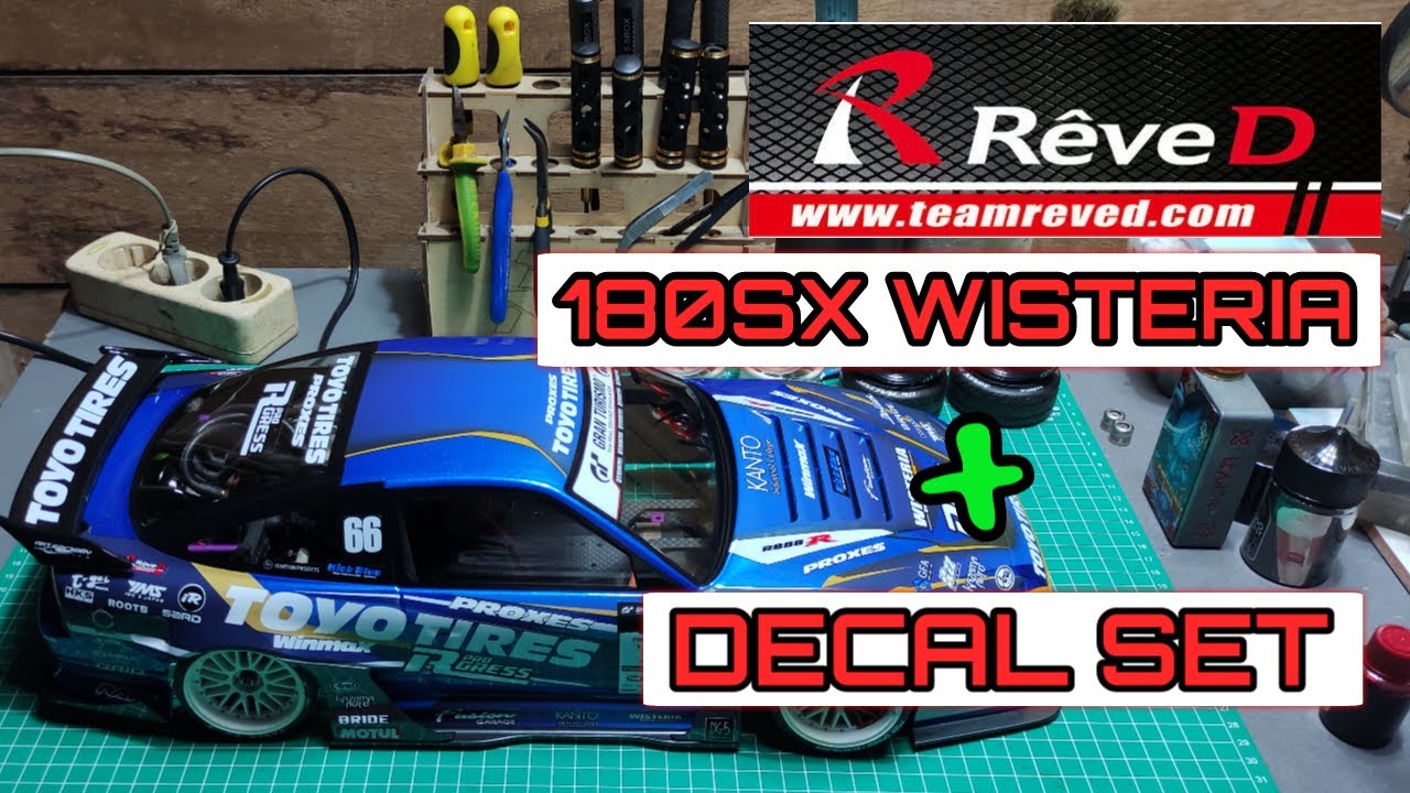 Body RC Drift Nissan 180SX Wisteria - YouTube