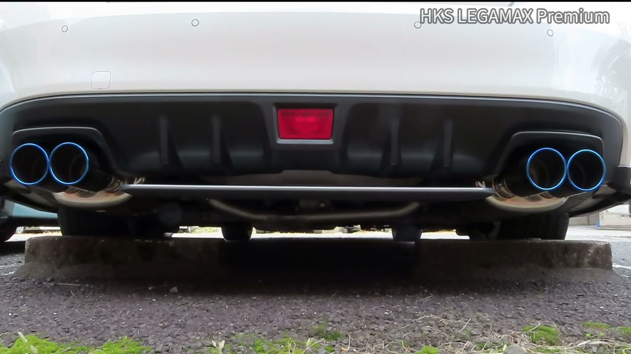 SUBARU WRX S4にHKS LEGAMAX Premiumを取り付けたので純正マフラーと音