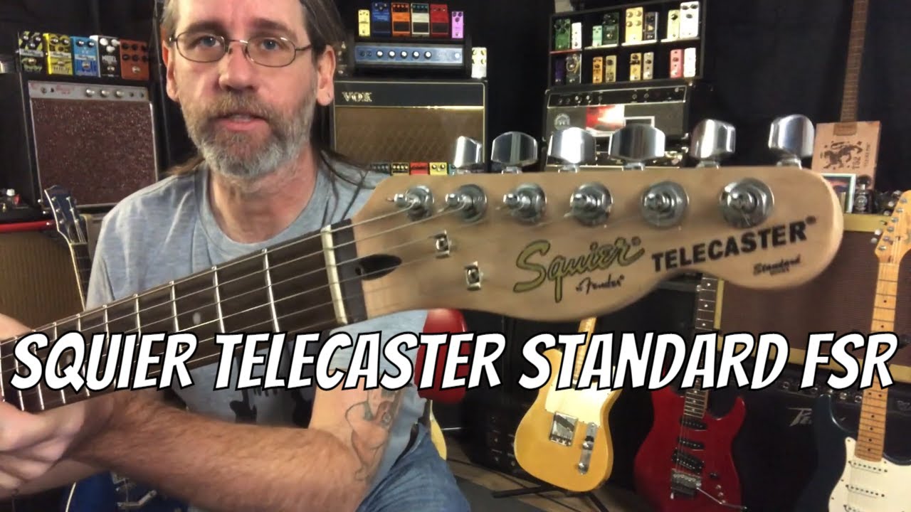 Squier Telecaster Standard FSR Demo - YouTube