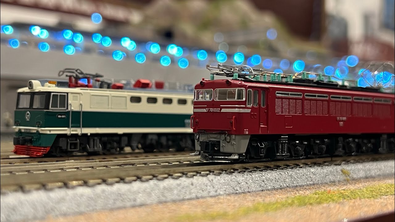 Nゲージ】中国国鉄6K型電気機関車、0系2000番台、EF210-300牽引1050レ