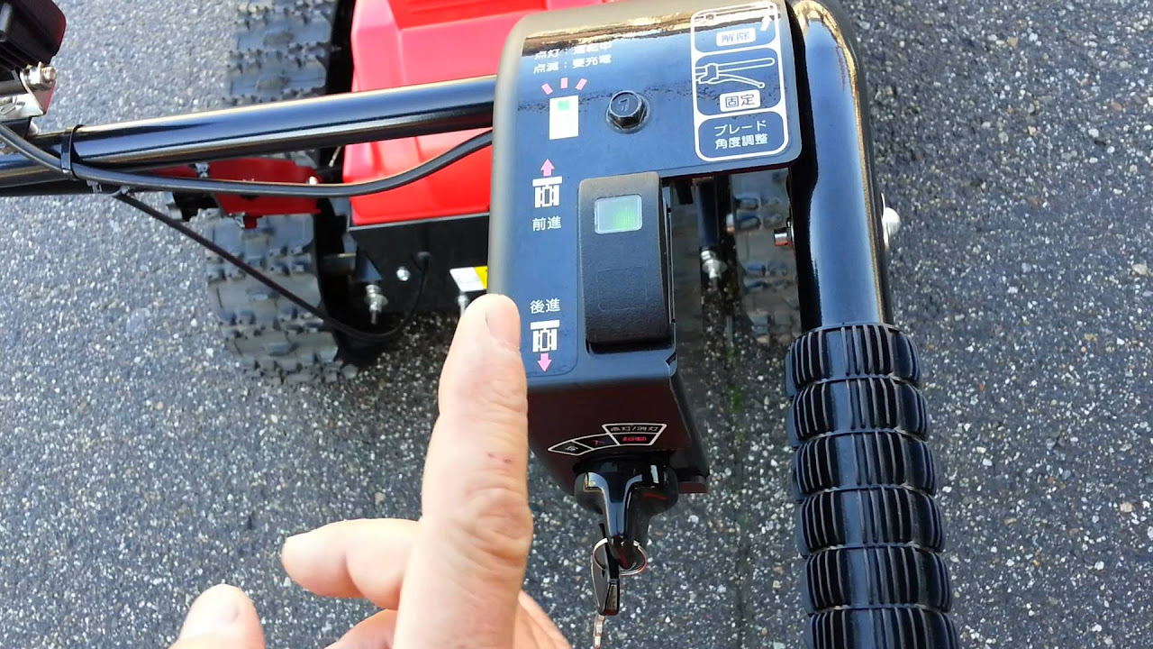 ワドー 電動スノーブレード除雪機 eｰSB80 富山県(有)田辺農機 - YouTube