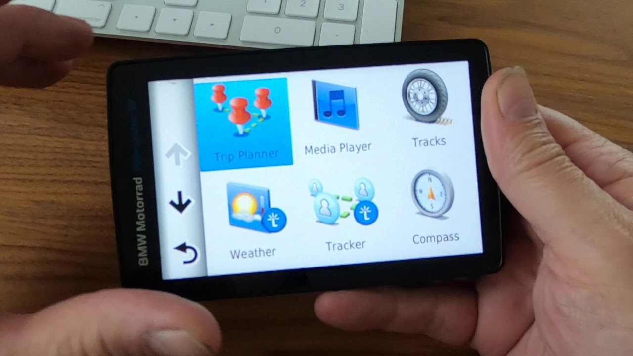6 Importing your routes into the BMW Navigator 6 and doing some