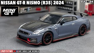 MY MINI CAR WORLD』UNBOXING MINI GT 1/64 NISSAN GT-R NISMO (R35